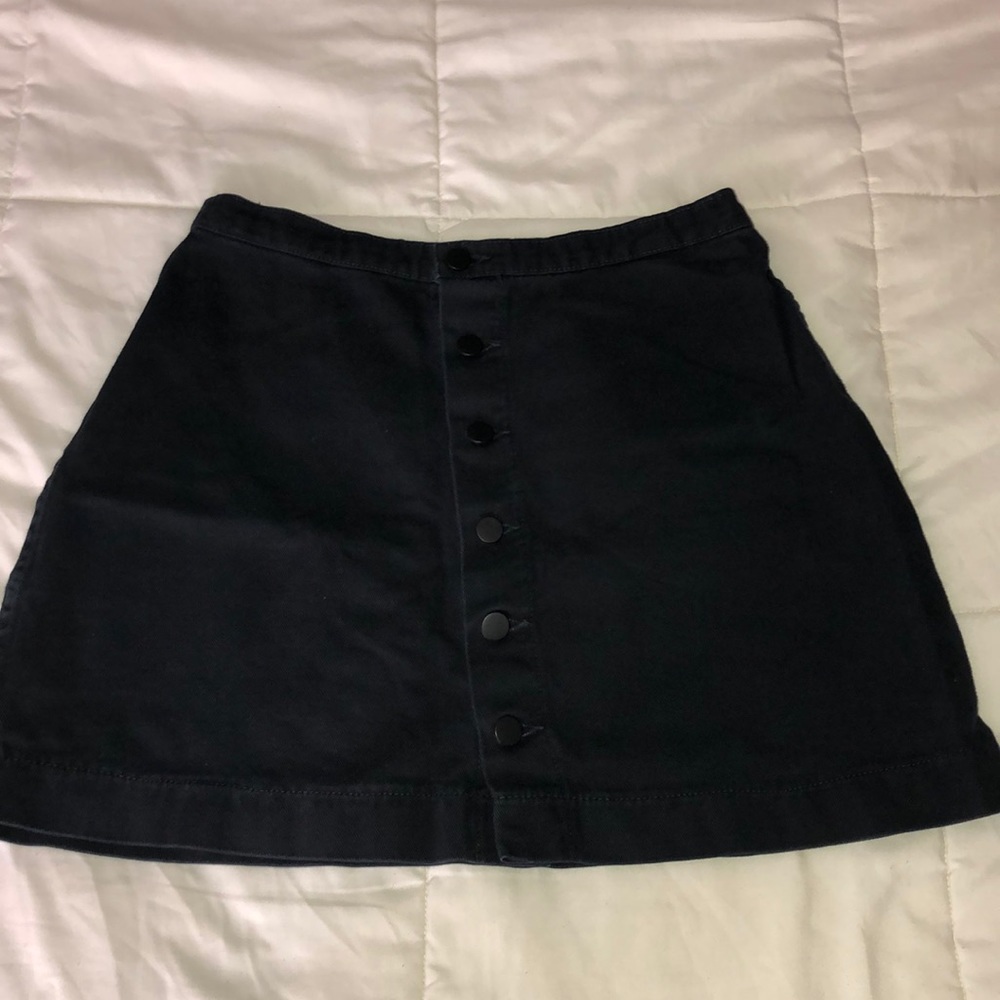 American apparel button skirt